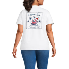 Women's Plus Size Short Sleeve Crew Neck Graphic T-Shirt