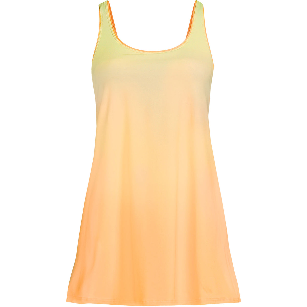 Women's Petite Scoop Neck Mini Swim Dress Swimsuit