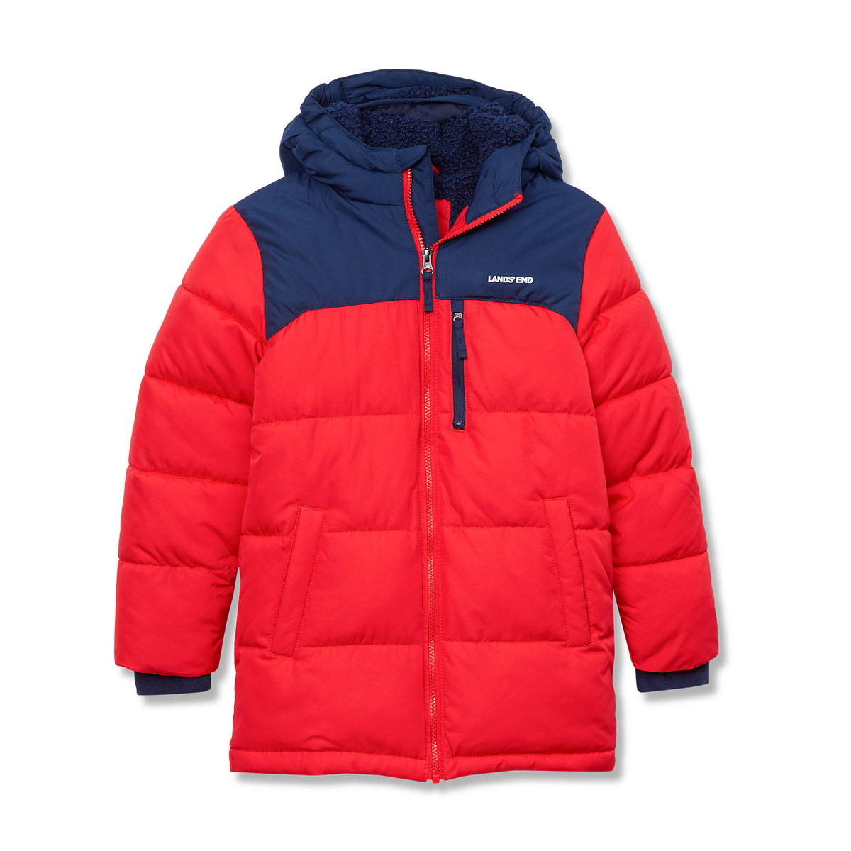 Boys Water Resistant Sherpa Lined Coat
