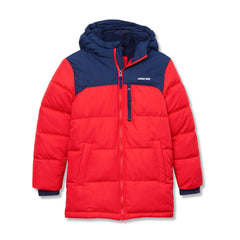 Boys Water Resistant Sherpa Lined Coat