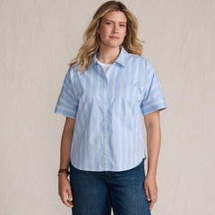 Women's Cooling Elbow Sleeve Button Front Shirt