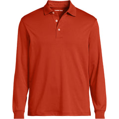 Men's Long Sleeve Cotton Supima Polo Shirt