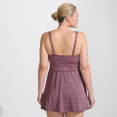 Women's Plus Size SlenderSuit Shine U-Wire Swim Dress Swimsuit
