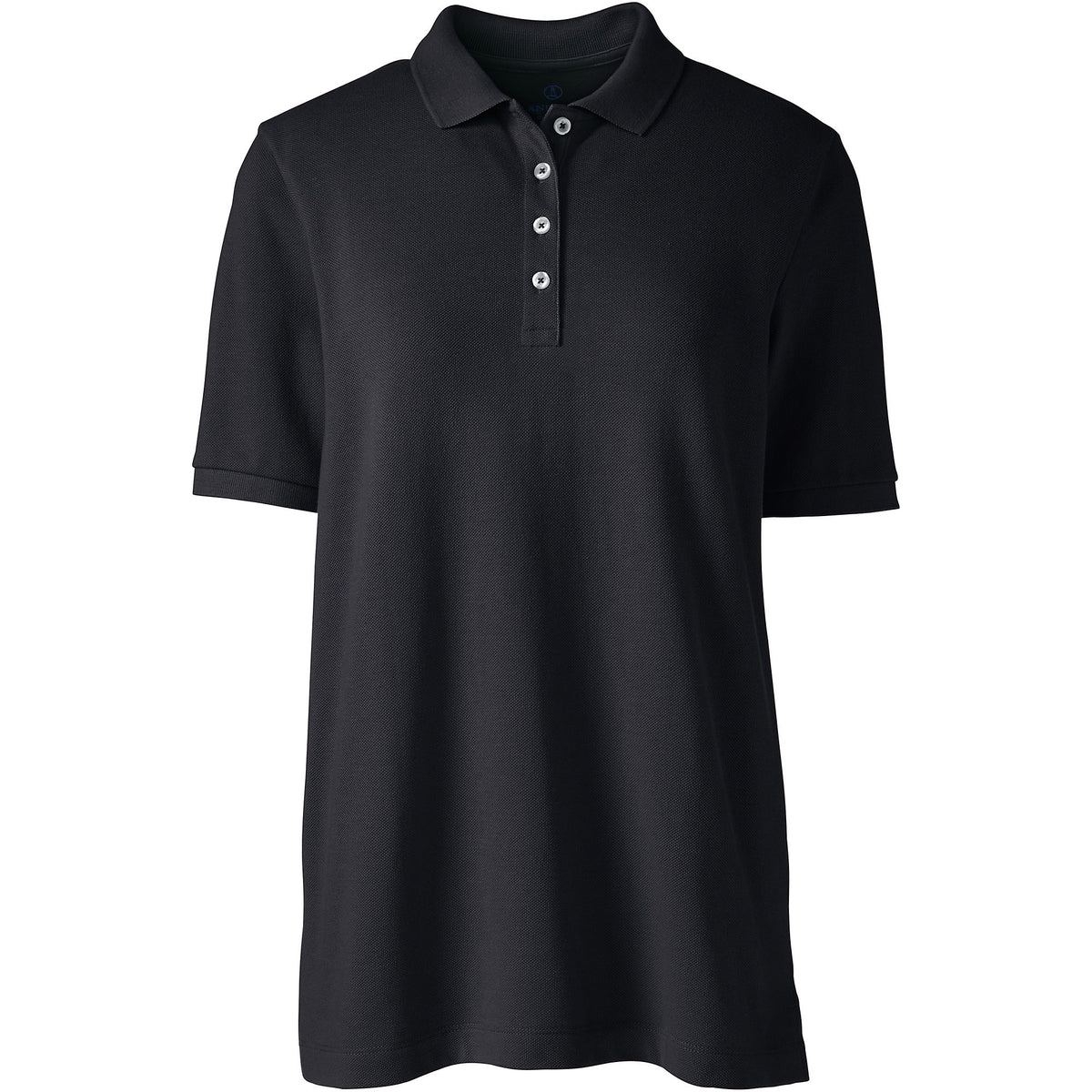 Women's Banded Short Sleeve Mesh Polo