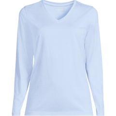 Supima Cotton Long Sleeve V-Neck T-Shirt