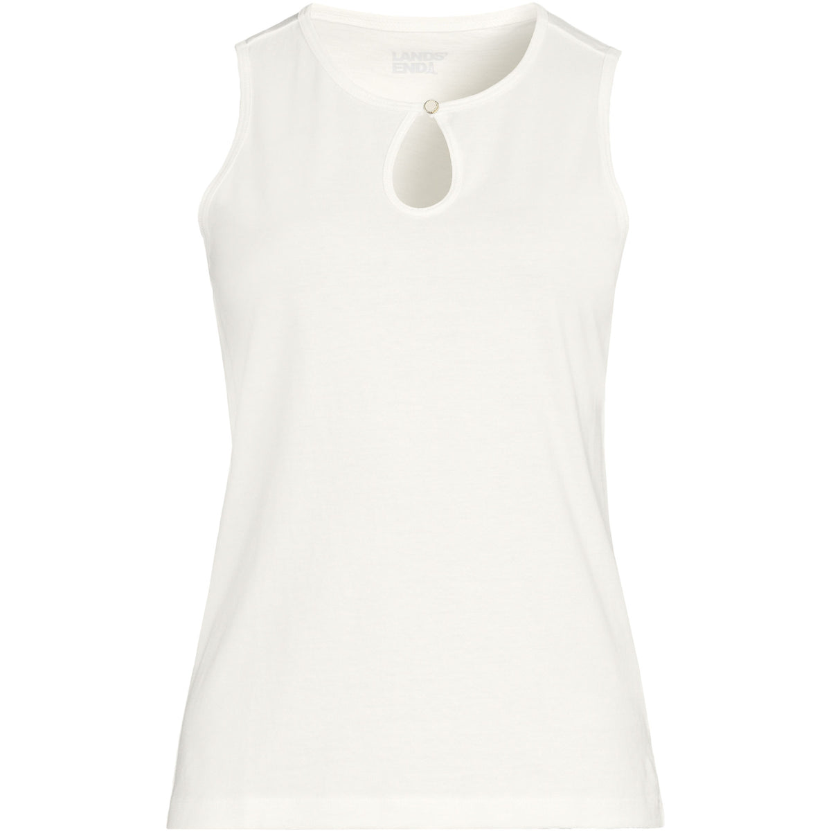 Women's Plus Size Supima Keyhole Tank