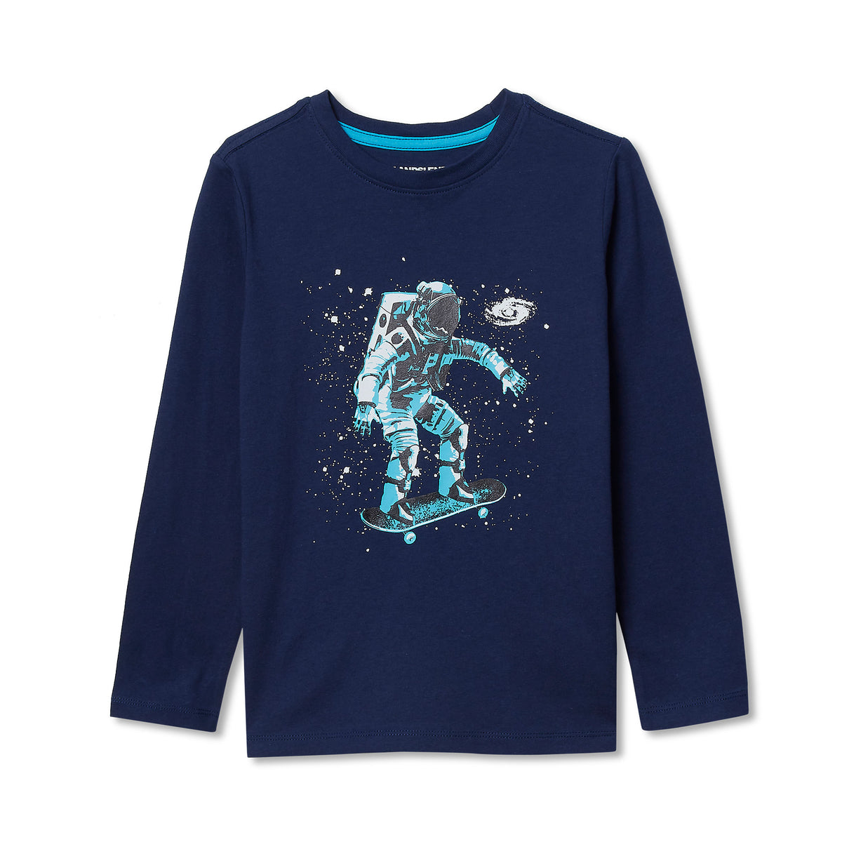 Boys Husky Long Sleeve Graphic Tee