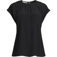 Women's Sleeveless Crepe Popover Top
