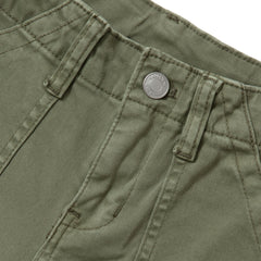 Girls Plus Woven Utility Pants