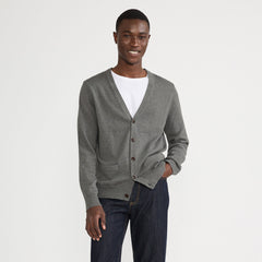 Men's Fine Gauge Cotton Cardigan