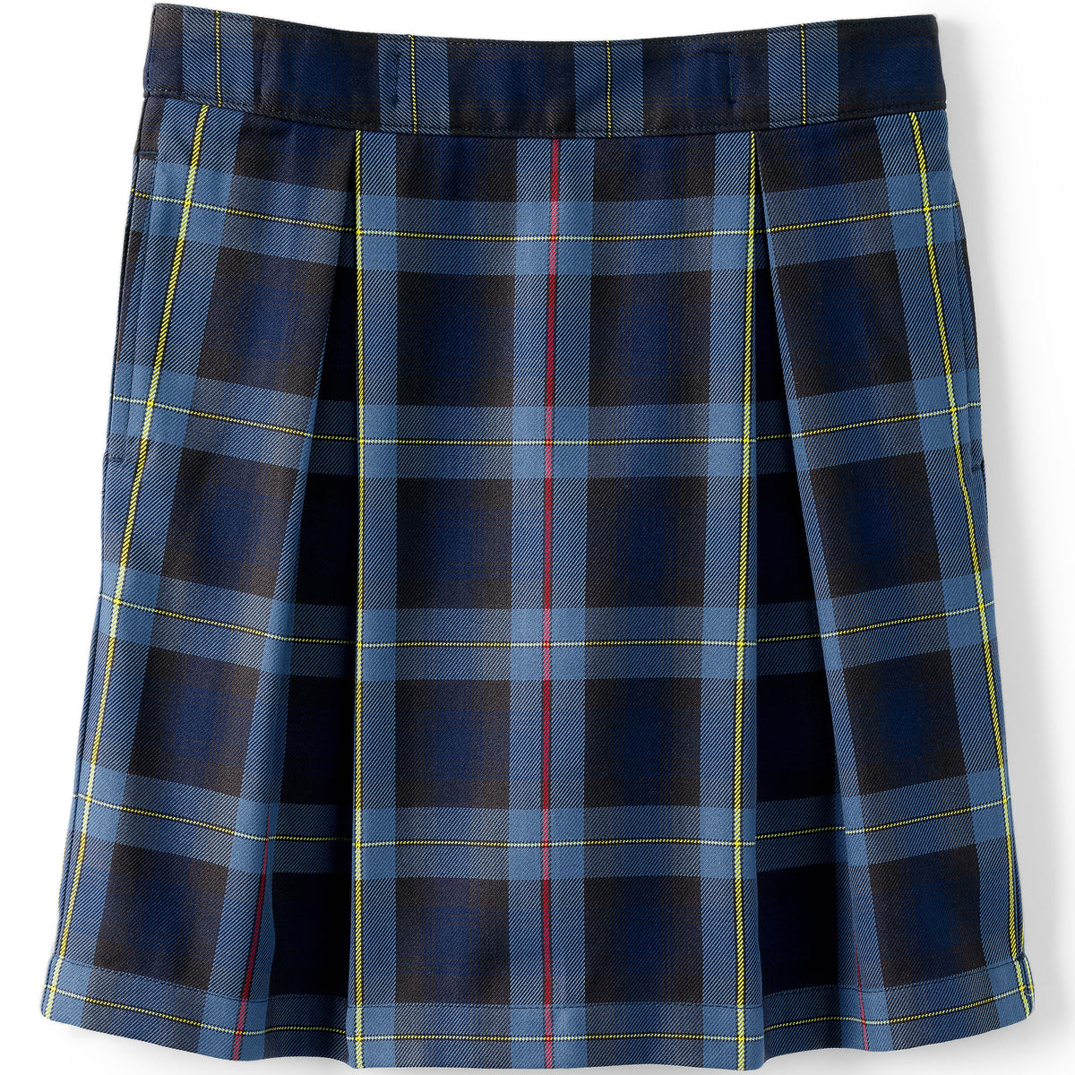 Girls Plaid Skort Top of Knee