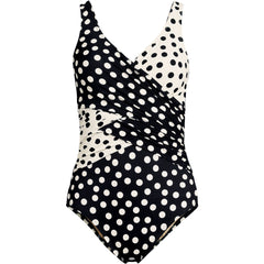 Women's Long Torso New SlenderSuit Wrap One Piece Swimsuit