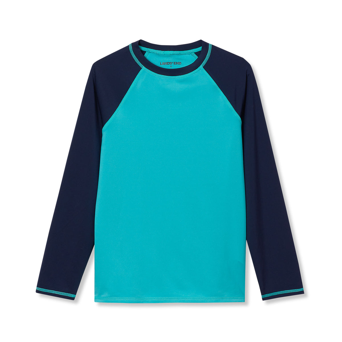 Boys Sunshade UPF 50 Chlorine Resistant Long Sleeve Crew Neck Rash Guard