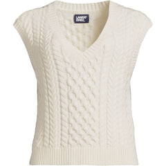 Women's Cable Vest Sweater