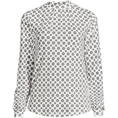 Women's Jersey Long Sleeve Gathered Mock