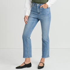 Women's Recover Denim High Rise Kick Flare Crop Jeans