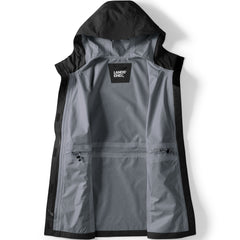 Women's Plus Waterproof Hooded Packable Rain Jacket