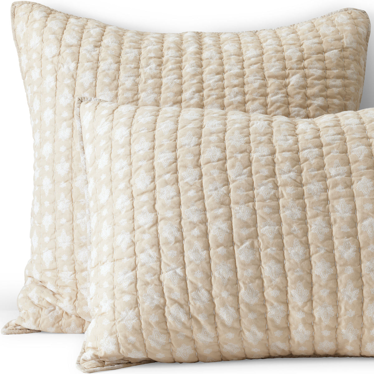 Printed Seed Stitch Sham