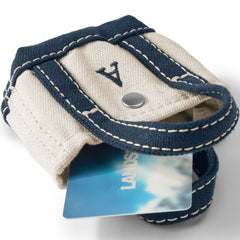 Pre-Monogrammed Letter A Micro Canvas Tote