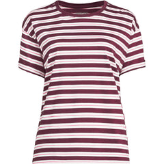 Women's Plus Size Oversized Supima Short Sleeve Crew Neck T-Shirt