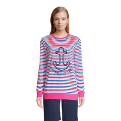 Women's Tall Serious Sweats Crewneck Long Sleeve Sweatshirt Tunic