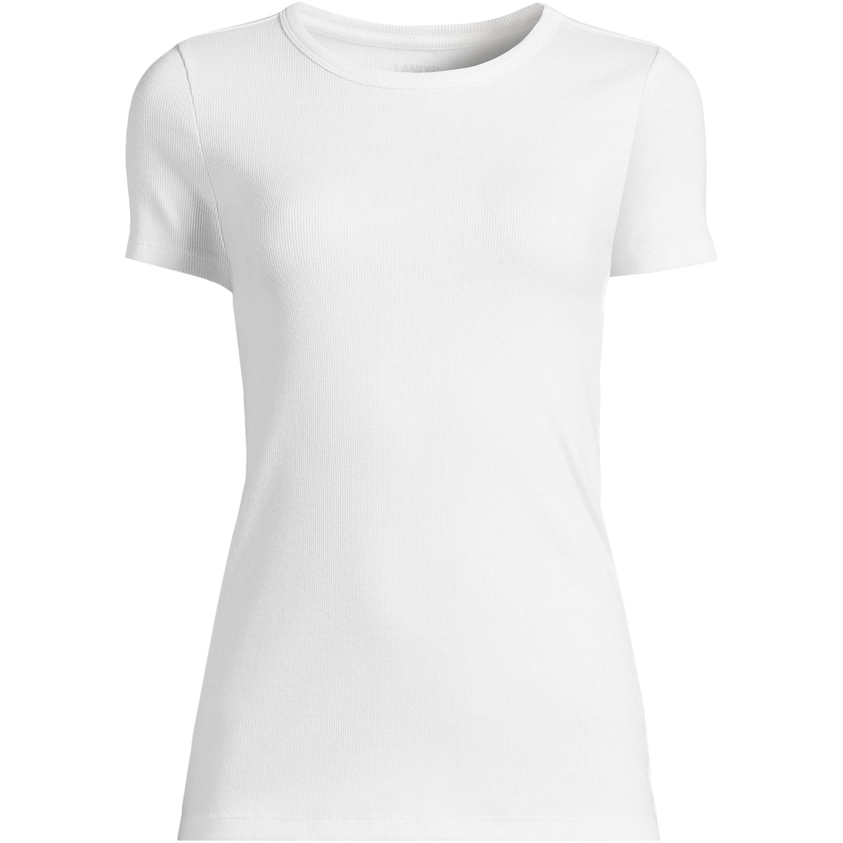 Women's Plus Size Micro Rib T-Shirt