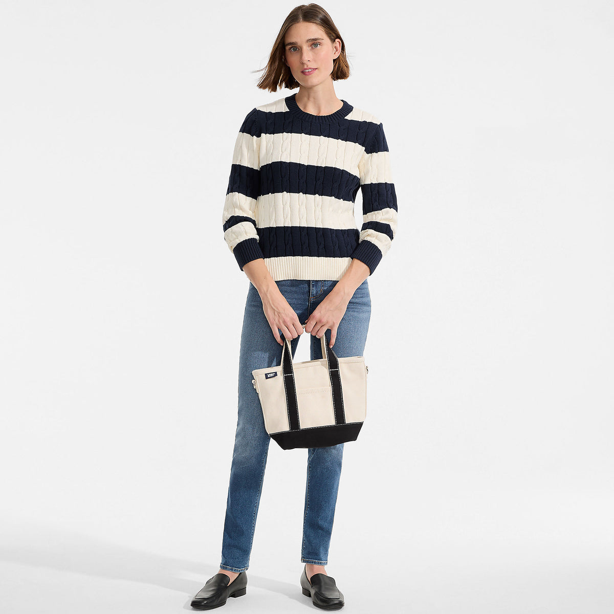 Women's Drifter Classic Cable Crew Neck Sweater