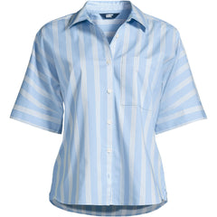 Women's Cooling Elbow Sleeve Button Front Shirt