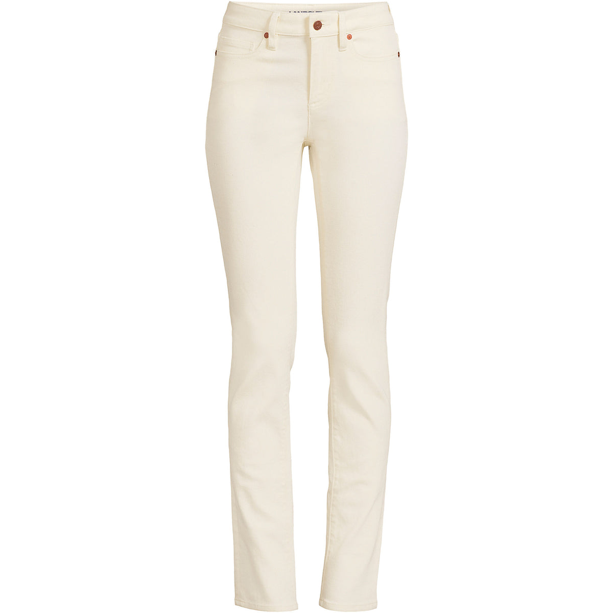 Women's Plus Size Recycled Denim Mid Rise Straight Leg Jeans