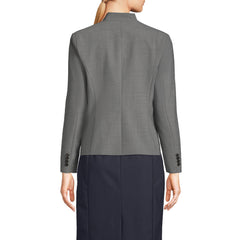 Women's Washable Wool Collarless Blazer