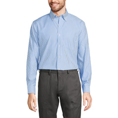 Men's Tall No Iron Supima Cotton Pinpoint Buttondown Collar Dress Shirt
