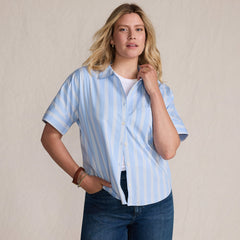Women's Cooling Elbow Sleeve Button Front Shirt