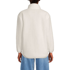 Women's Petite Cozy Sherpa Full Zip Fleece Jacket