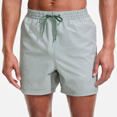 Mens 5" Seersucker Volley with Hydroliner Swim Trunk
