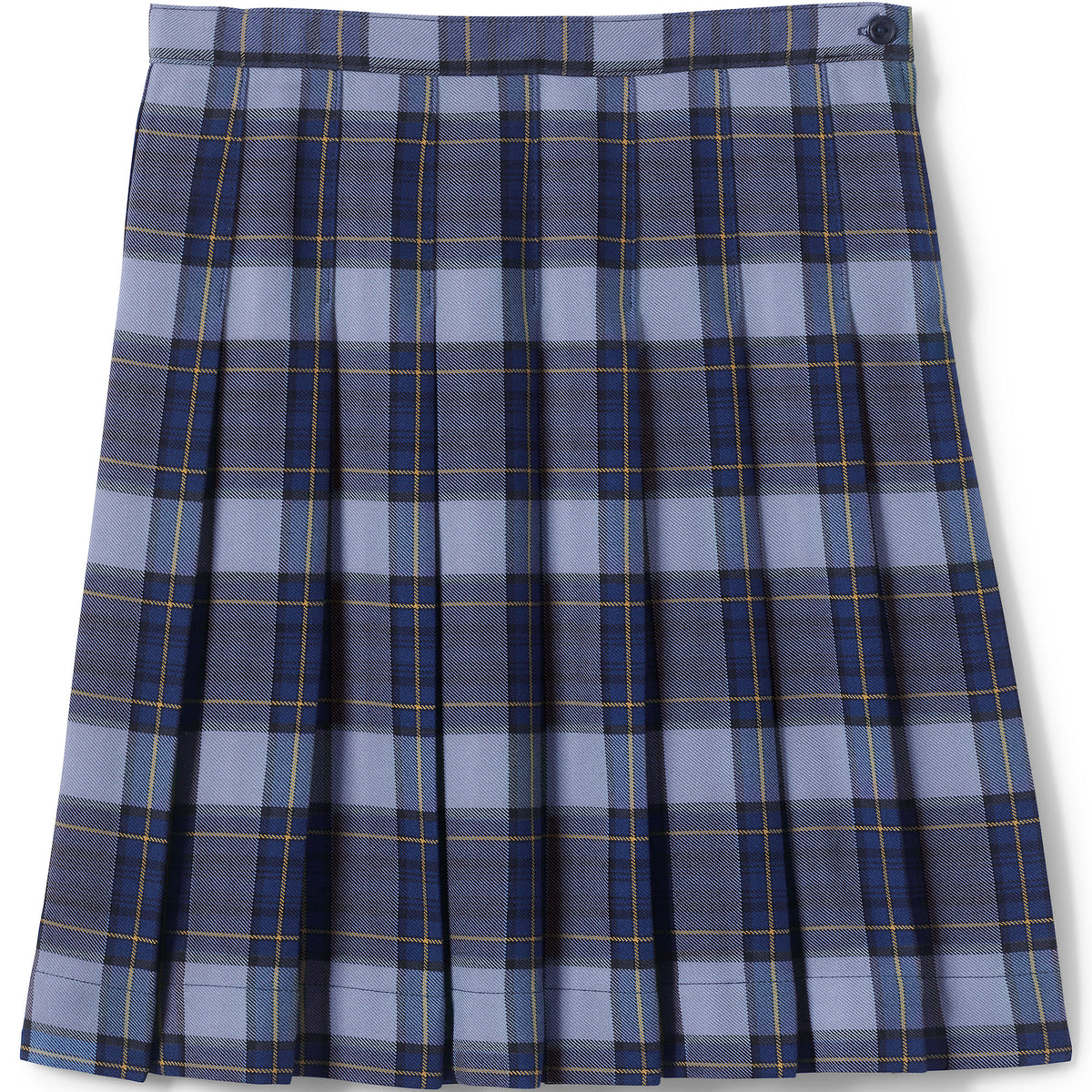 Girls Plaid Pleated Skirt Below the Knee