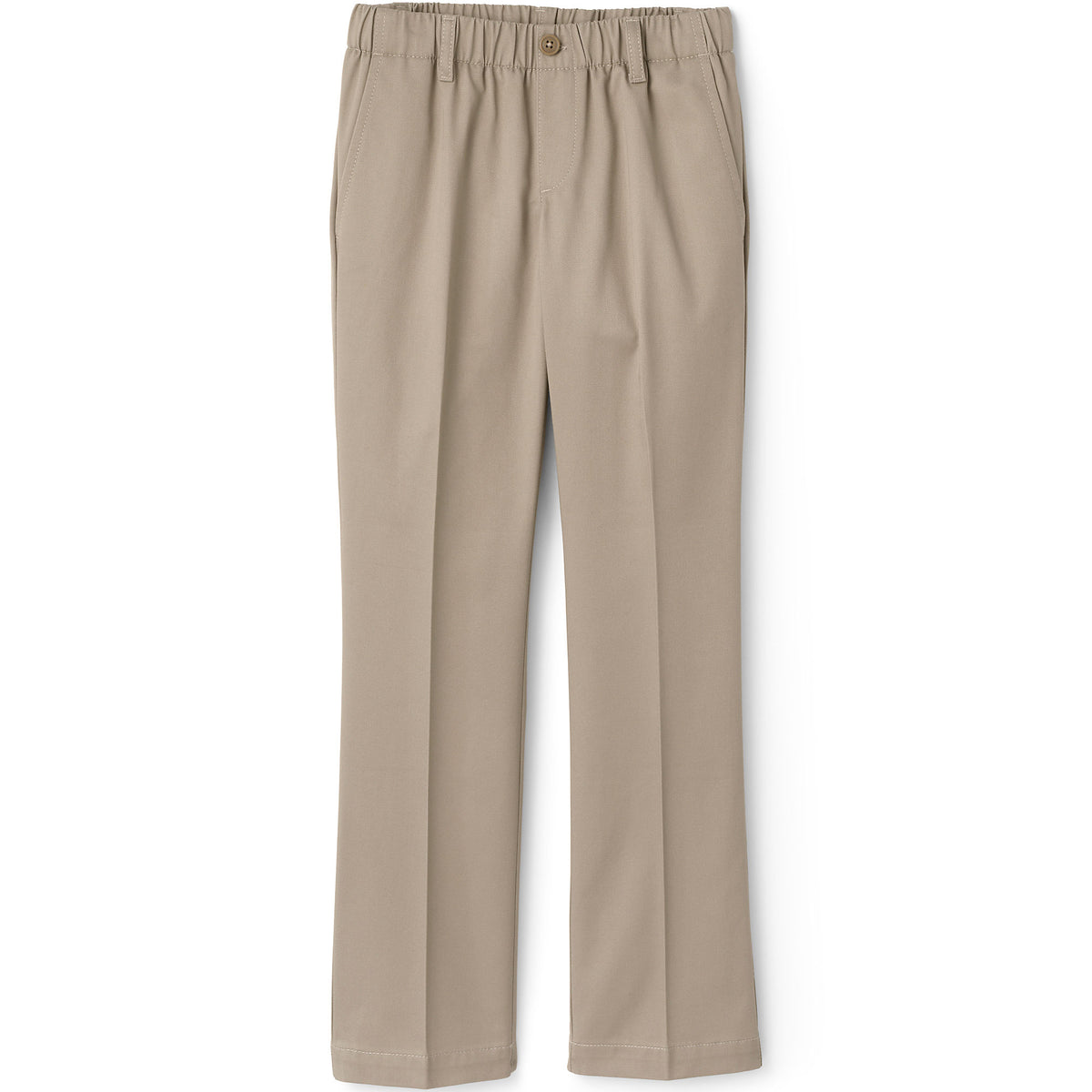 Girls Plus Elastic Waist Pull-On Chino Pants