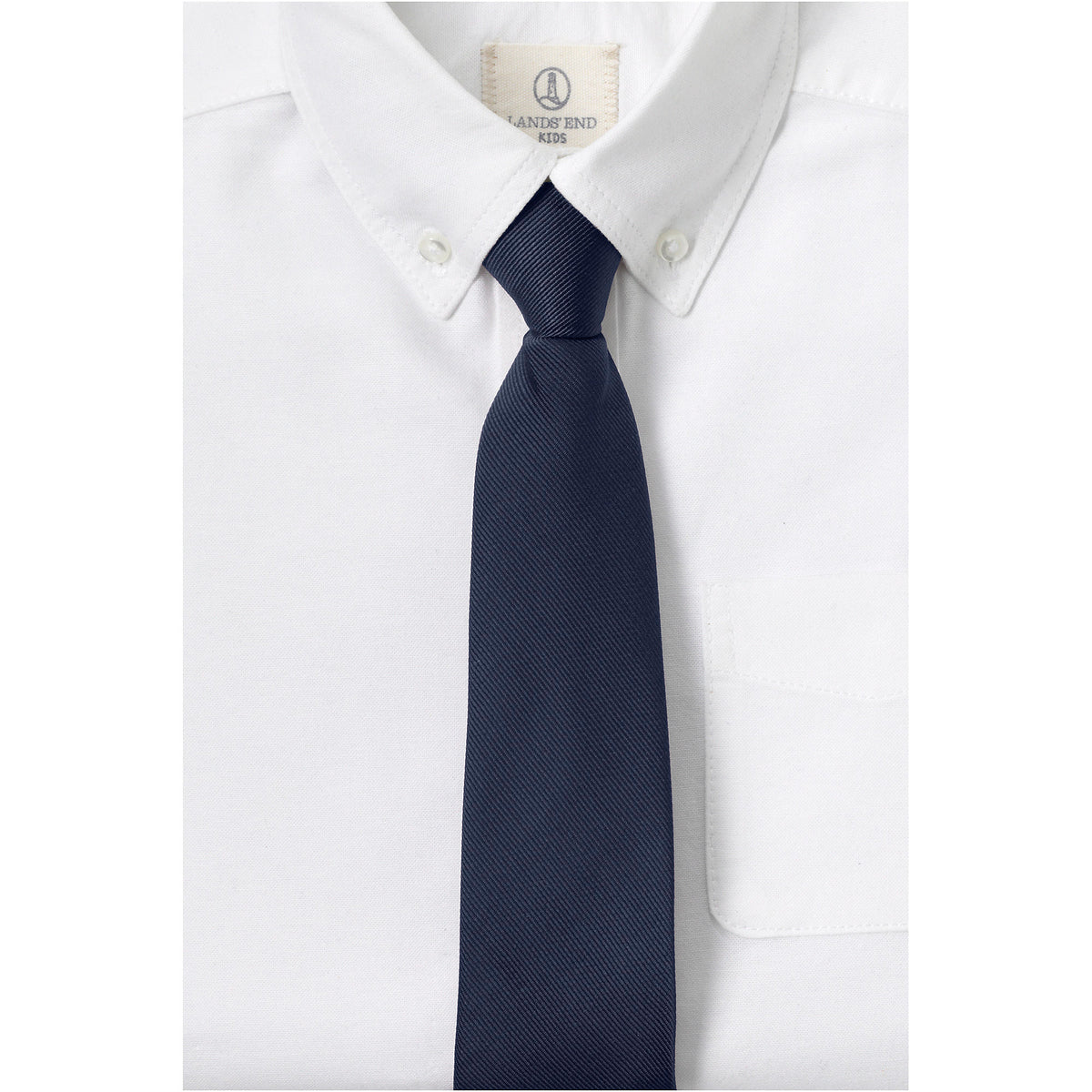 Kids Solid Pre Tied Tie