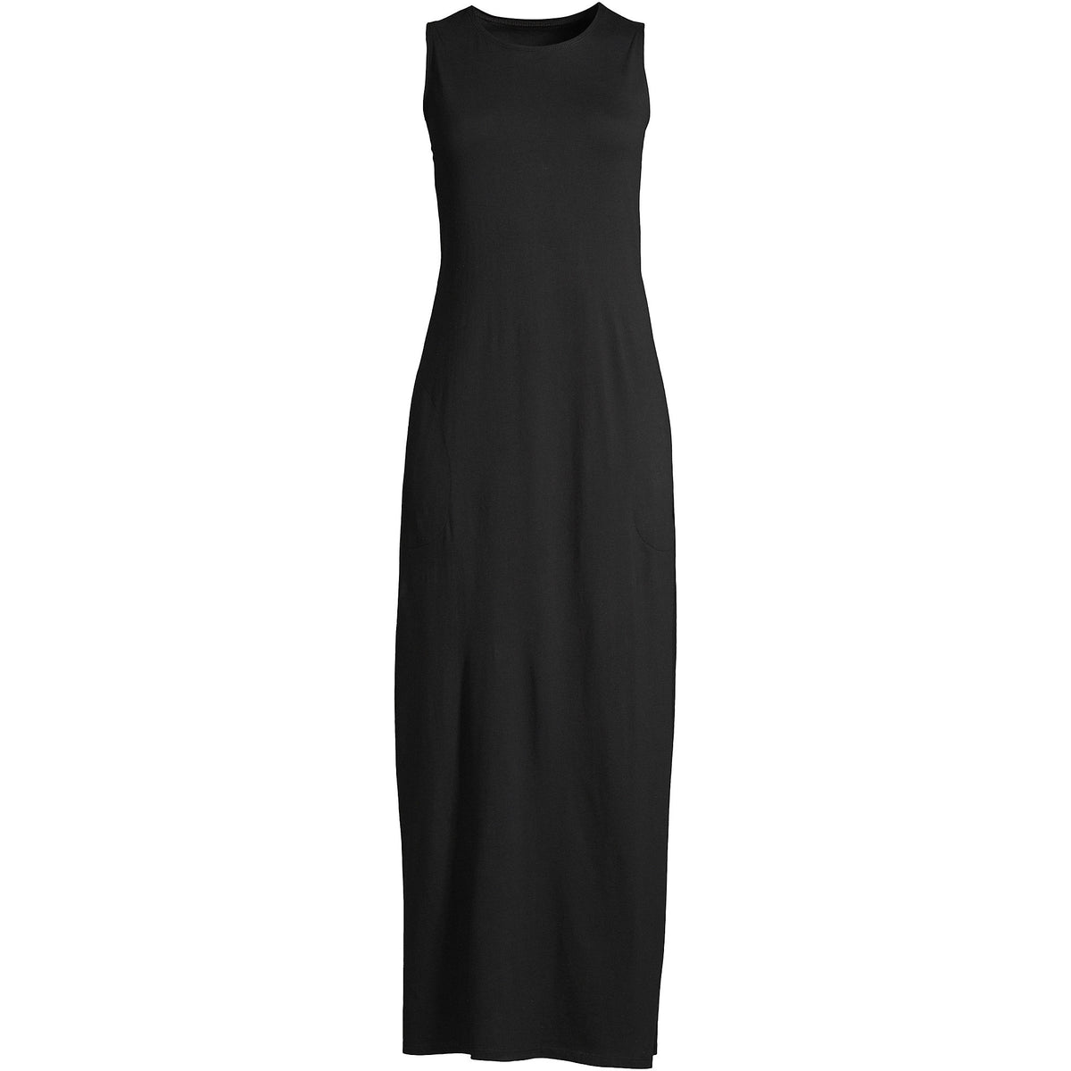 Women's Cotton Jersey Sleeveless Swim Cover-up Maxi Dress