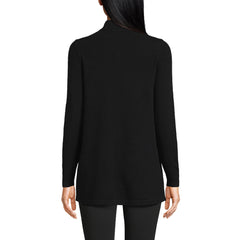 Women's Cashmere Mock Neck Swing Tunic Sweater