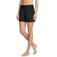 Women's Petite SunShade UPF 50 5" Board Shorts with Panty