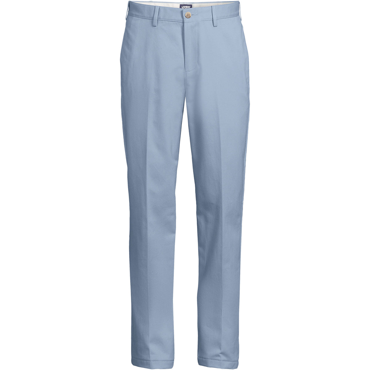 Men's No Iron Traditional Fit Plain Front Chino Pant