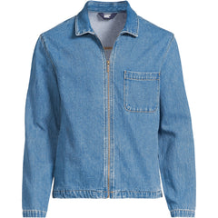 Men's Lightweight Denim Full Zip Jacket