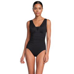 Women's DDD-Cup New SlenderSuit Grecian Adjustable Low Leg One Piece