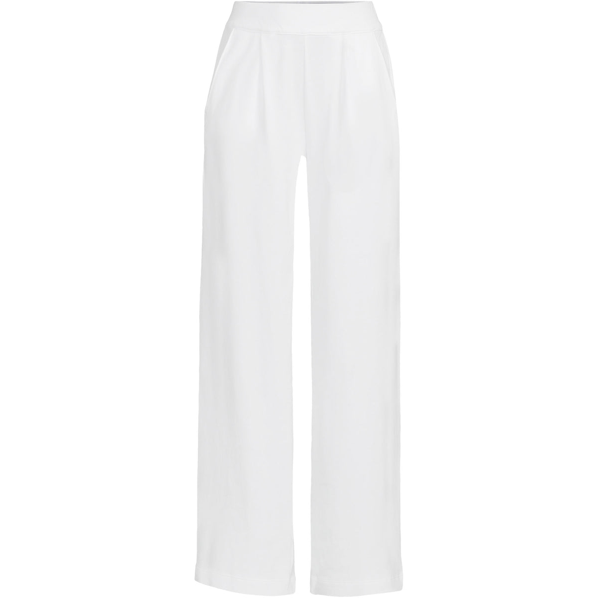 Women's Tall Sport Knit High Rise Pleated Wide Leg Pants