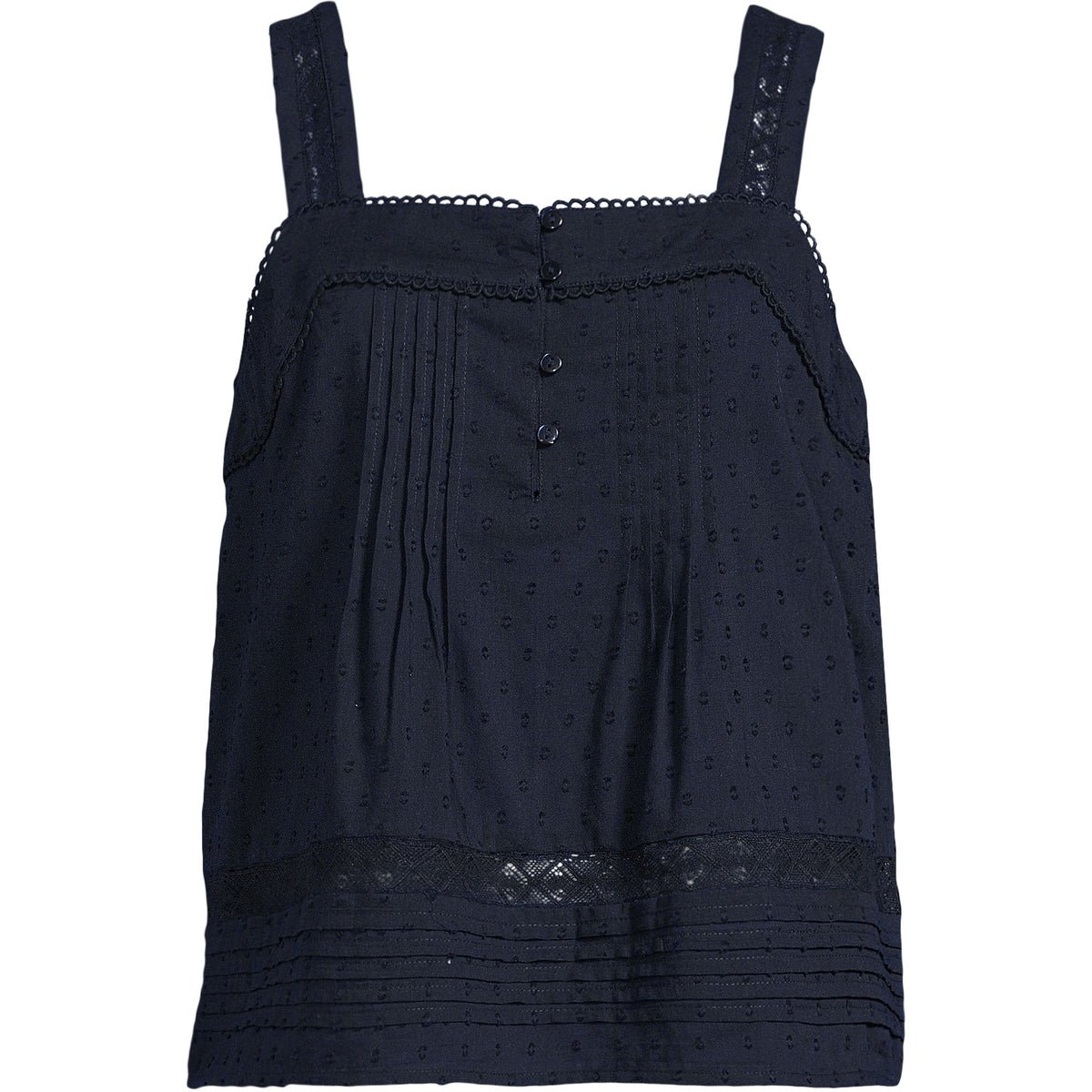 Women's Plus Size Sleeveless Clipdot Shell