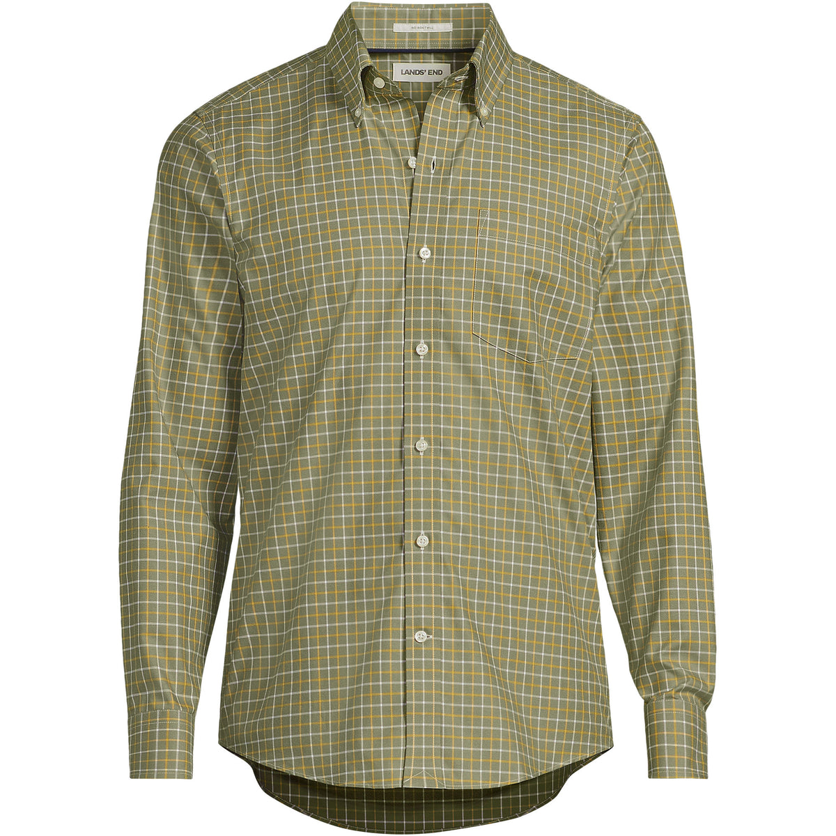 Men's Tall Tailored Fit No Iron Twill Long Sleeve Shirt