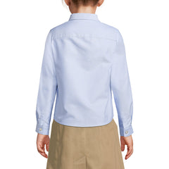 Girls Long Sleeve Oxford Dress Shirt