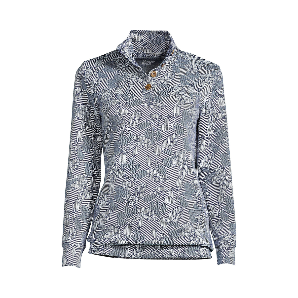 Women's Plus Size Long Sleeve Sport Knit Pullover