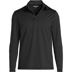 School Uniform Men's Rapid Dry Long Sleeve Modern Fit Polo