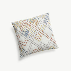 Blue Loom Savanah Lattice Cord Cotton Decorative Throw Pillow